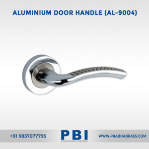 Lever on Rose – Aluminium Door Handle (AL-9004)