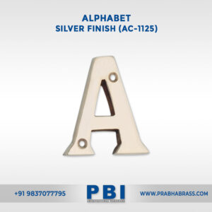 Alphabet – Silver Finish (AC-1125)