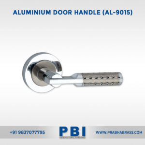 Lever on Rose – Aluminium Door Handle (AL-9015)