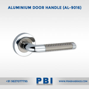 Lever on Rose – Aluminium Door Handle (AL-9016)