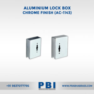 Aluminium Lock Box – Chrome Finish (AC-1143)
