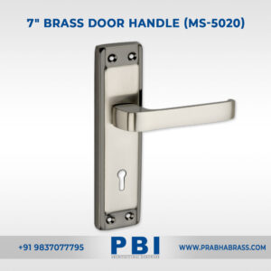 Mortise Handle – 8-inch Brass Door Handle (MS-5020)