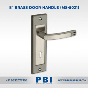 Mortise Handle – 8-inch Brass Door Handle (MS-5021)