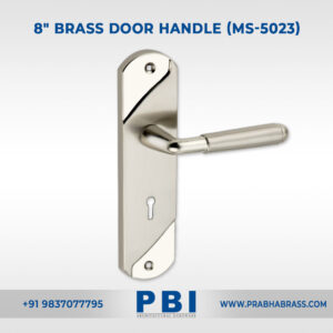 Mortise Handle – 8-inch Brass Door Handle (MS-5023)