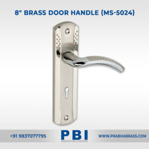 Mortise Handle – 8-inch Brass Door Handle (MS-5024)