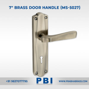 Mortise Handle – 7-inch Brass Door Handle (MS-5027)