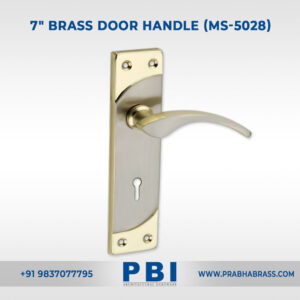Mortise Handle – 7-inch Brass Door Handle (MS-5028)