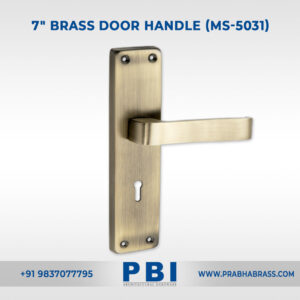 Mortise Handle – 7-inch Brass Door Handle (MS-5031)