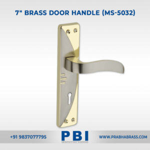 Mortise Handle – 7-inch Brass Door Handle (MS-5032)