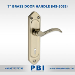 Mortise Handle – 7-inch Brass Door Handle (MS-5033)