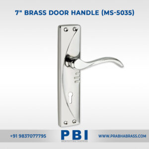 Mortise Handle – 7-inch Brass Door Handle (MS-5035)