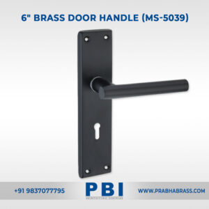 Mortise Handle – 6-inch Brass Door Handle (MS-5039)