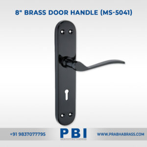 Mortise Handle – 8-inch Brass Door Handle (MS-5041)