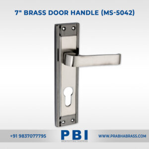 Mortise Handle – 7-inch Brass Door Handle (MS-5042)