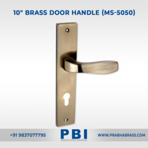 Mortise Handle – 10-inch Brass Door Handle (MS-5050)