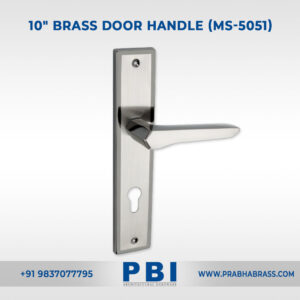 Mortise Handle – 10-inch Brass Door Handle (MS-5051)