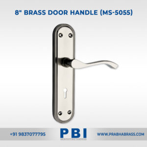 Mortise Handle – 8-inch Brass Door Handle (MS-5055)