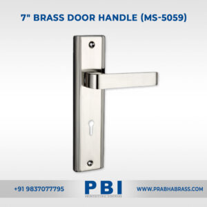 Mortise Handle – 7-inch Brass Door Handle (MS-5059)