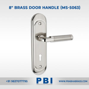 Mortise Handle – 8-inch Brass Door Handle (MS-5063)