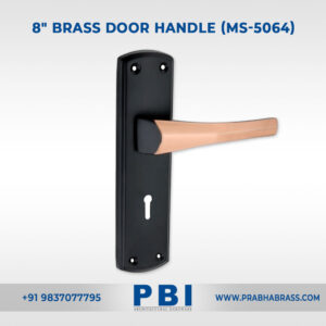 Mortise Handle – 8-inch Brass Door Handle (MS-5064)