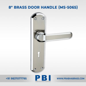 Mortise Handle – 8-inch Brass Door Handle (MS-5065)