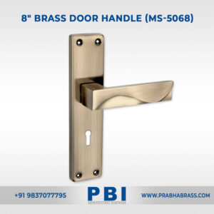 Mortise Handle – 8-inch Brass Door Handle (MS-5068)