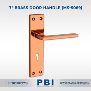 Mortise Handle – 7-inch Brass Door Handle (MS-5069)