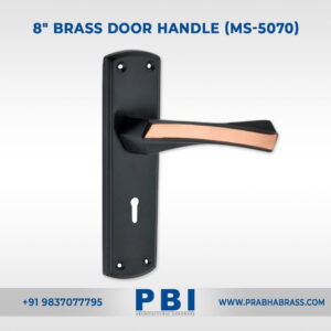 Mortise Handle – 8-inch Brass Door Handle (MS-5070)