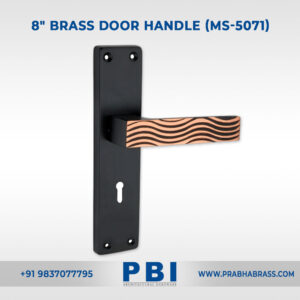 Mortise Handle – 8-inch Brass Door Handle (MS-5071)
