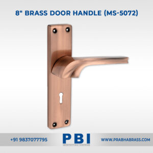 Mortise Handle – 8-inch Brass Door Handle (MS-5072)