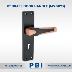 Mortise Handle – 8-inch Brass Door Handle (MS-5073)