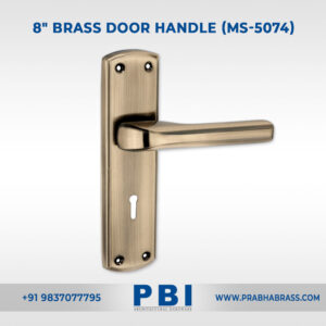 Mortise Handle – 8-inch Brass Door Handle (MS-5074)