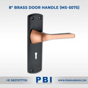 Mortise Handle – 8-inch Brass Door Handle (MS-5075)