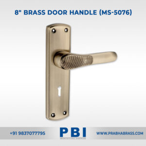 Mortise Handle – 8-inch Brass Door Handle (MS-5076)