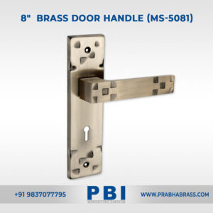 Mortise Handle – 8-inch Brass Door Handle (MS-5081)