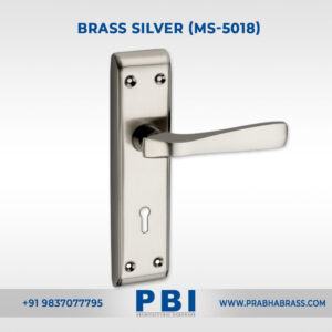 Mortise Handle- Brass Silver (MS-5018)