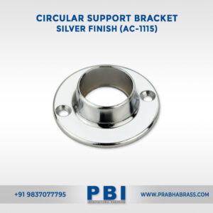 Circular Support Bracket – Silver Finish (AC-1115)
