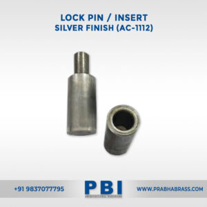Lock Pin / Insert – Silver Finish (AC-1112)