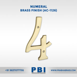 Numeral – Brass Finish (AC-1126)