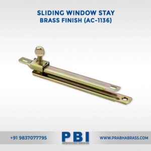 Sliding Window Stay – Brass Finish (AC-1136)