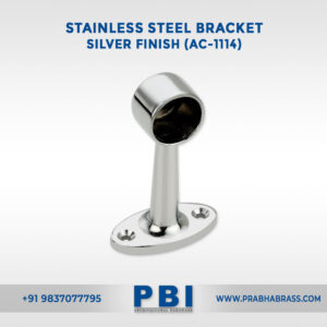 Stainless Steel Bracket – Silver Finish (AC-1114)
