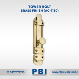 Tower Bolt – Brass Finish (AC-1130)