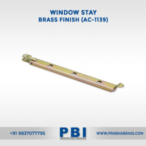 Window Stay – Brass Finish (AC-1139)
